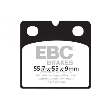 Kočioni diskovi EBC Moto EBC Kočione obloge&nbsp; Semi-Sintered FA209/2V | race-shop.hr