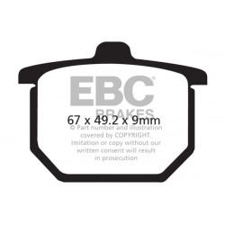 EBC Kočione obloge V Semi-Sintered FA031V