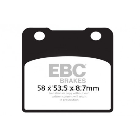 Kočioni diskovi EBC Moto EBC Kočione obloge&nbsp; Semi-Sintered FA103V | race-shop.hr