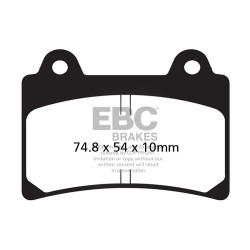 EBC Kočione obloge V Semi-Sintered FA123V