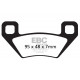 Kočioni diskovi EBC Moto EBC Kočione obloge&nbsp; Sintered FA395R | race-shop.hr