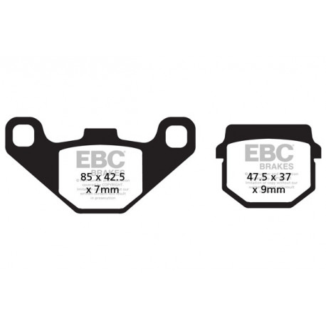 Kočioni diskovi EBC Moto EBC Kočione obloge&nbsp; Sintered FA083R | race-shop.hr