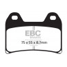 EBC Brake pads Sintered FA244HH