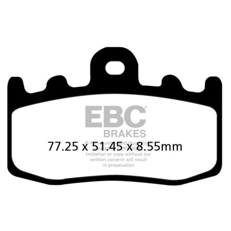 Kočioni diskovi EBC Moto EBC Kočione obloge Double-H Sintered FA335HH | race-shop.hr