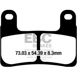 EBC Kočione obloge Double-H Sintered FA724HH