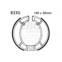 EBC Kočione čeljusti Grooved 833G