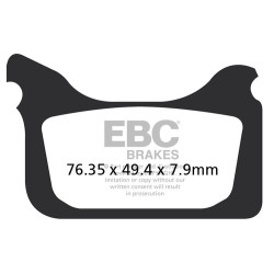 EBC Kočione obloge Double-H Sintered FA433/4HH