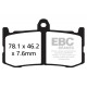 Kočioni diskovi EBC Moto EBC Kočione obloge SFA Scooter Organic SFA283/4HH | race-shop.hr