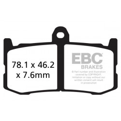 EBC Kočione obloge SFA Scooter Organic SFA283/4HH