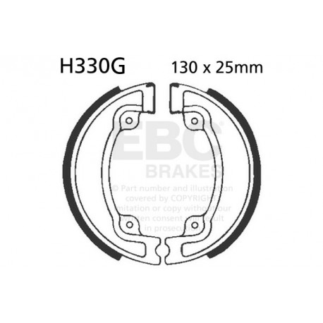 Kočioni diskovi EBC Moto EBC Kočione čeljusti Grooved H330G | race-shop.hr