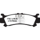 Kočioni diskovi EBC Moto EBC Kočione obloge Double-H Sintered FA069/3HH | race-shop.hr