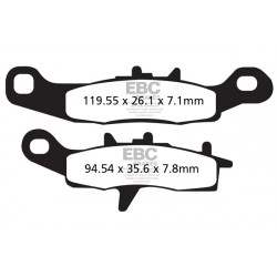 EBC Kočione obloge R Series Sintered FA258R