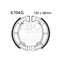 EBC Kočione čeljusti Grooved K704G