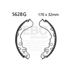 EBC Kočione čeljusti Grooved S628G