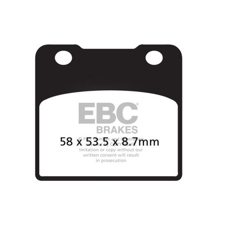 Kočioni diskovi EBC Moto EBC Kočione obloge Double-H Sintered FA103HH | race-shop.hr
