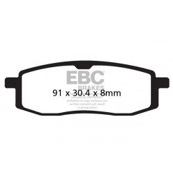 EBC Kočione obloge&nbsp; Sintered FA105R