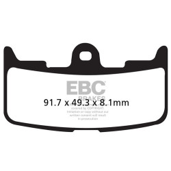 EBC Kočione obloge Double-H Sintered FA345HH