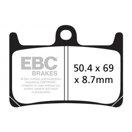 Kočioni diskovi EBC Moto EBC Kočione obloge EPFA Extreme Pro Sintered EPFA369/4HH | race-shop.hr