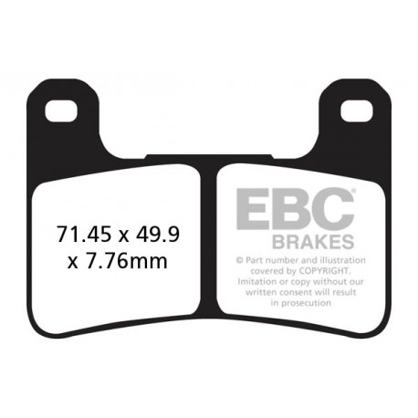 Kočioni diskovi EBC Moto EBC Kočione obloge EPFA EPFA379HH | race-shop.hr