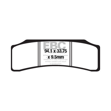 Kočioni diskovi EBC Moto EBC Kočione obloge GPFA GPFAX218/2HH | race-shop.hr