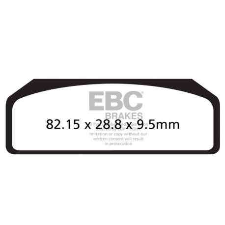 Kočioni diskovi EBC Moto EBC Kočione obloge GPFA GPFAX611HH | race-shop.hr