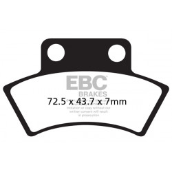 EBC Kočione obloge Organic FA232TT