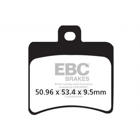 Kočioni diskovi EBC Moto EBC Kočione obloge Organic FA FA298 | race-shop.hr