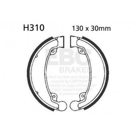 Kočioni diskovi EBC Moto EBC Kočione čeljusti Organic H310 | race-shop.hr