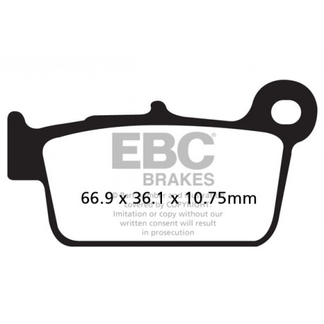 Kočioni diskovi EBC Moto EBC Kočione obloge Carbon TT FA367TT | race-shop.hr