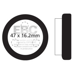EBC Kočione obloge Organic FA FA021
