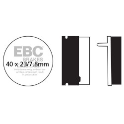 EBC Kočione obloge Organic FA FA155