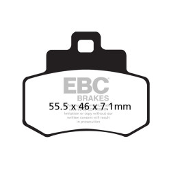 EBC Kočione obloge SFA Scooter Organic SFA356