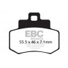 EBC Brake pads Organic SFA356