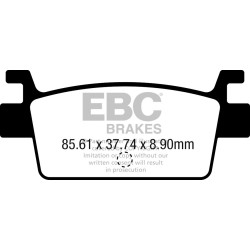 EBC Kočione obloge SFA Scooter Organic SFA719