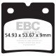 Kočioni diskovi EBC Moto EBC Kočione obloge Organic FA FA696 | race-shop.hr