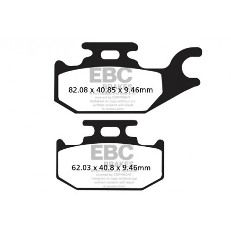 Kočioni diskovi EBC Moto EBC Kočione obloge SXR307HH | race-shop.hr