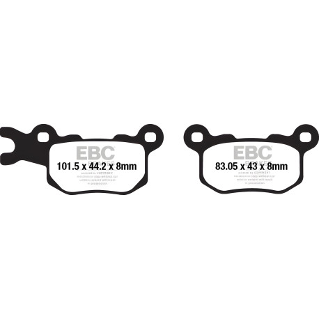 Kočioni diskovi EBC Moto EBC Kočione obloge SXR Race Formula Sintered SXR685HH | race-shop.hr