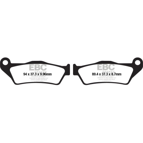 Kočioni diskovi EBC Moto EBC Kočione obloge Double-H Sintered FA671HH | race-shop.hr