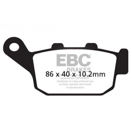 Kočioni diskovi EBC Moto EBC Kočione obloge Double-H Sintered FA140HH | race-shop.hr