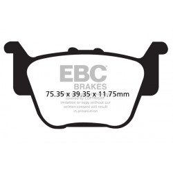 EBC Kočione obloge R Series Sintered FA373R