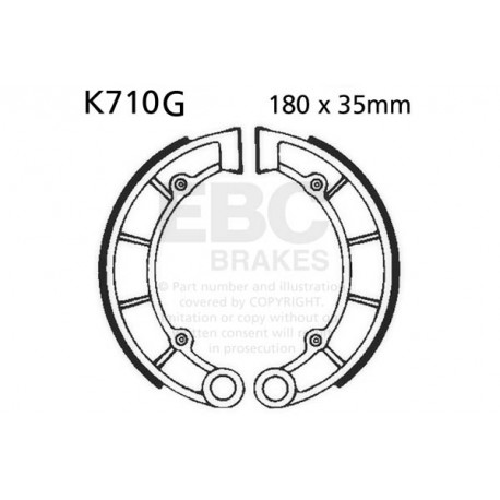 Kočioni diskovi EBC Moto EBC Kočione čeljusti Grooved K710G | race-shop.hr