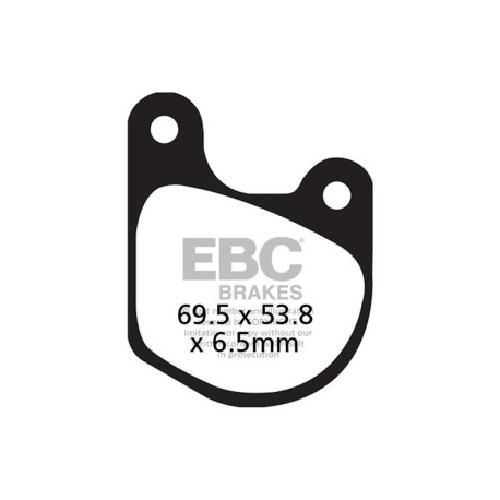 Kočioni diskovi EBC Moto EBC Kočione obloge Organic FA FA071 | race-shop.hr
