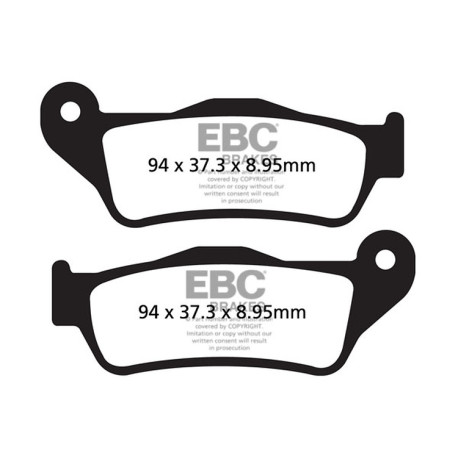 Kočioni diskovi EBC Moto EBC Kočione obloge V Semi-Sintered FA643V | race-shop.hr