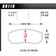 Kočione pločice HAWK performance Kočione pločice Hawk HB110G.654, Race, min-maks 90°C-465°C | race-shop.hr