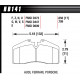 Kočione pločice HAWK performance Stražnje Kočione pločice Hawk HB141U.650, Race, min-maks 90°C-465°C | race-shop.hr