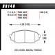 Kočione pločice HAWK performance Prednje Kočione pločice Hawk HB148G.560, Race, min-maks 90°C-465°C | race-shop.hr