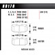 Kočione pločice HAWK performance Prednje Kočione pločice Hawk HB178G.564, Race, min-maks 90°C-465°C | race-shop.hr