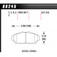 Kočione pločice HAWK performance Prednje Kočione pločice Hawk HB245G.631, Race, min-maks 90°C-465°C | race-shop.hr