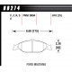 Kočione pločice HAWK performance Prednje Kočione pločice Hawk HB274E.610, Race, min-maks 37°C-300°C | race-shop.hr