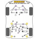 Polijuretanski silent blokovi Powerflex Jack Pad adapter BMW 1 Series E81, E82, E87 & E88 (2004-2013) | race-shop.hr
